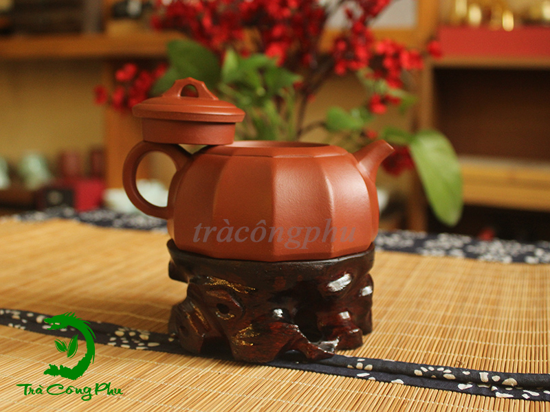 Ấm Tử Sa Bán Nguyệt Lồng Đèn( Biến Thể) ATS1091